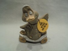 LUSTIGE Ton-Figur-"DR.WISE QUACK"-" von The Clay Menagerie-by Pottery Craft/USA 