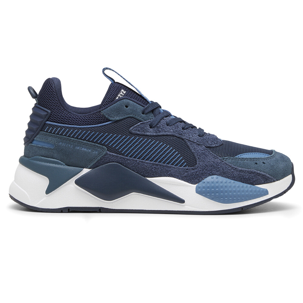 Мужские синие кроссовки Puma RsX Heritage на шнуровке Повседневная обувь 39821005