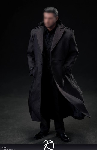 Kento Studio 1/6 k002 Black Suit Long Coat Fit 12 '' Male TBL Body Figure - Picture 4 of 8