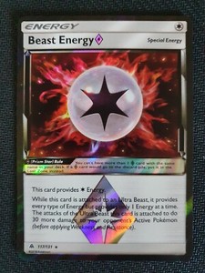 Beast Energy Prism Star 117/131 - Holo Rare -S&M Forbidden Light MINT