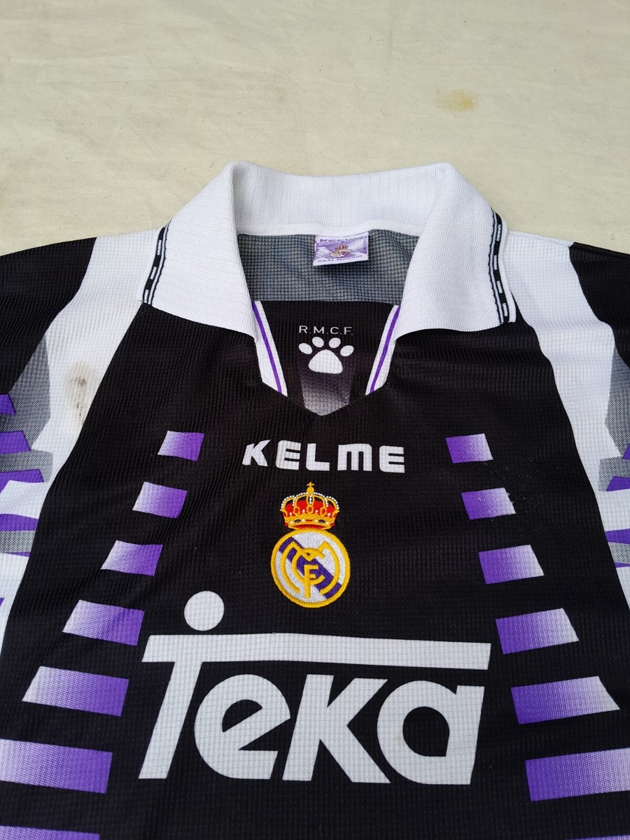 Vintage REAL MADRID CF 1997 98 3rd Football Shirt Mens Extra Vintage REAL MADRID CF 1997 98 3rd Football Shirt Mens Extra