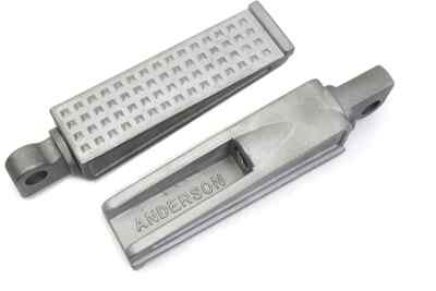 Stainless Steel Anderson Footpeg Set fits Harley Davidson 27-0345