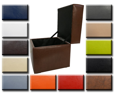 Sitzwürfel Wäschebox Sitzhocker Kunstleder Glatt GAZELLE Cubic 40cm Margarita