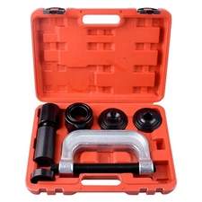 Ball Joint Press & U Joint Removal Tool Kit with 4x4 Adapters for Most 2WD an...