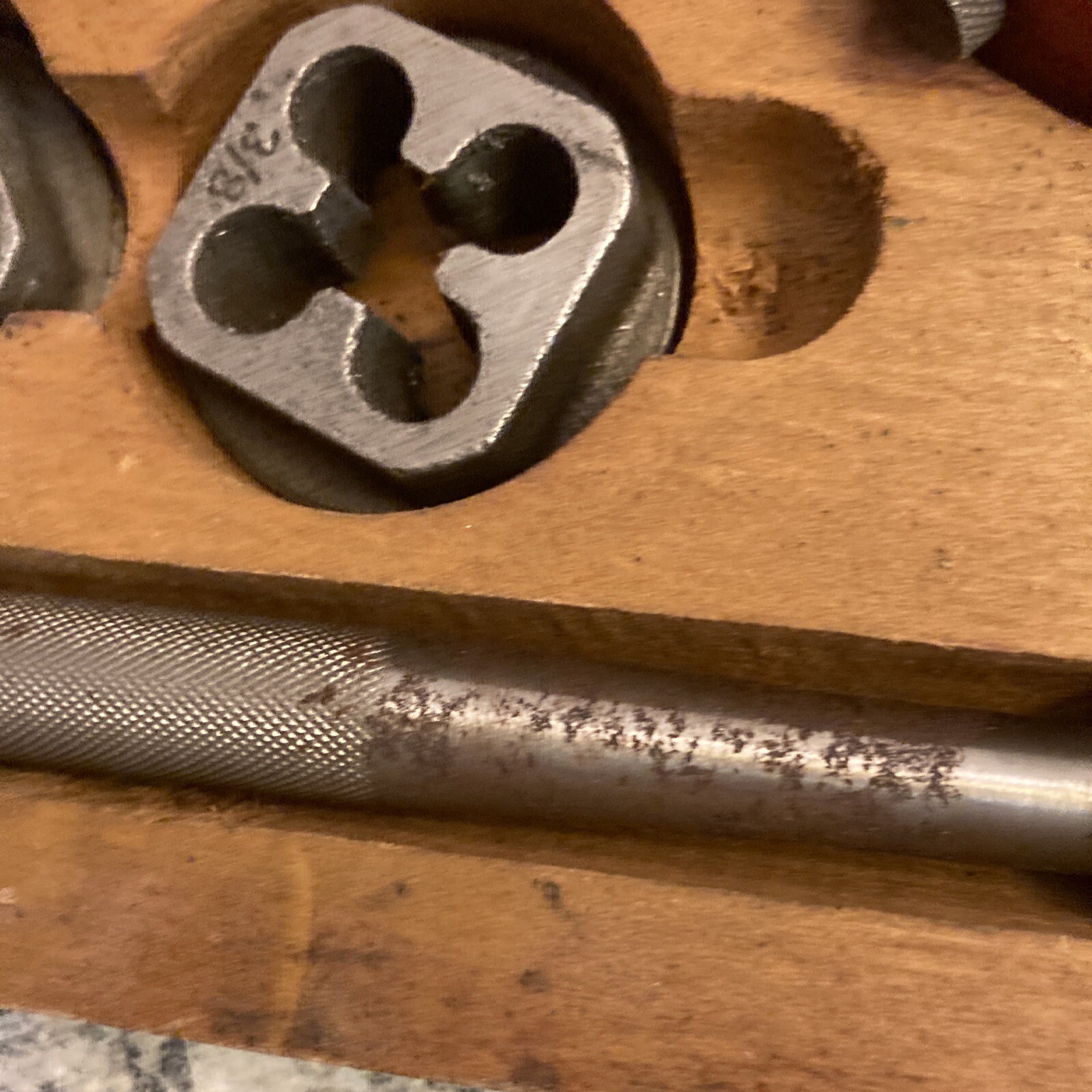 Vintage Craftsman Tap and Die Set 5501 Wood Case eBay