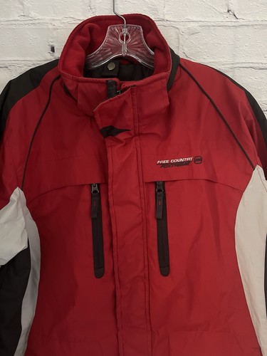 Free Country Red/Gray Ski/Snow Jacket Parka Women's Size XL - Picture 3 of 14