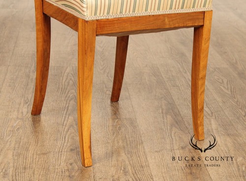 Antique Biedermeier Pair of Birchwood Side Chairs - Picture 5 of 15