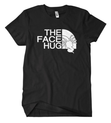 The Facehug T-Shirt Weaver Ripley Alien Rapace Shaw Horror Fun Film Predator 