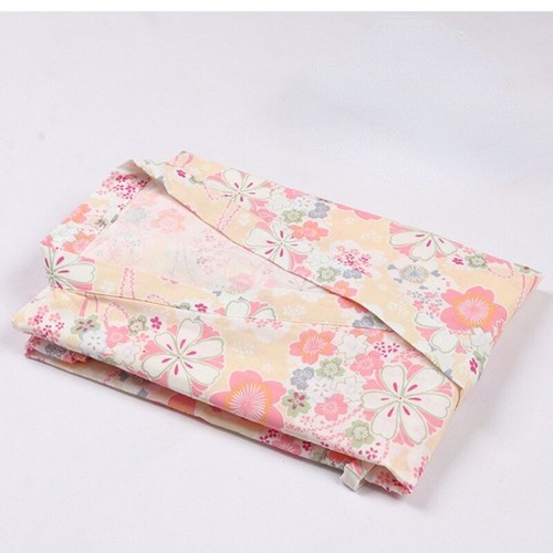 Women Sakura Yukata Kimono Pajamas Cotton Bathrobe Robe Gown Nightwear - Picture 5 of 14
