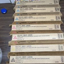 Ricoh Savin Lanier Toner MP C2251/C9125/LD625C 7 Total #4052