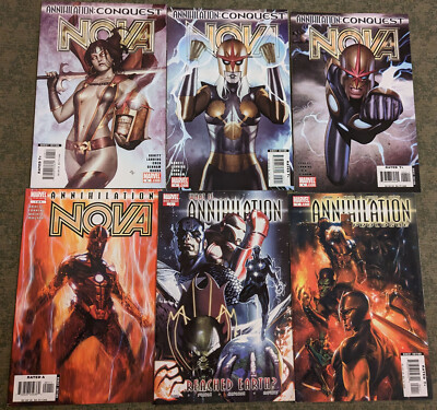 Lot of 18 Annihilation comic books - Nova Starlord Silver Surfer - Marvel - 2006