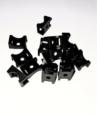 Screw In Cable Zip Tie Holders Bases Mounts Saddles Black 100 Pieces 