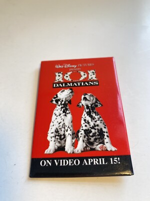 1997 Vintage Disney Pin 101 Dalmations puppy promotional pin button rare