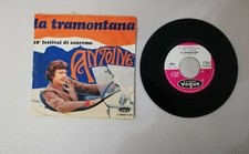 45 GIRI ANTOINE - LA TRAMONTANA/IO VOGLIO ANDARE IN GUERRA - 1968 - J 35162X45 