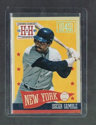 Oscar Gamble #184 Yankees 2013 Panini Heimatstadt Helden Zip Code Parallel