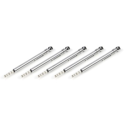 STEELMAN 5-50 PSI Polished Steel Pencil Air Pressure Gauge, 5-Pack