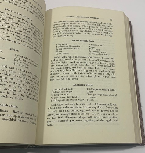 The Original Boston Cooking-School Cookbook 1896 Hardcover Fannie Merritt Farmer - Imagen 13 de 14