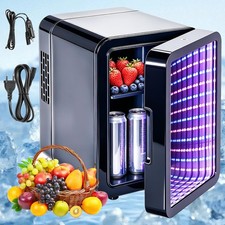 Kühlbox Mini Kühlschrank Tragbarer Kühl‑/Warmhaltebox RGB Auto Kühlschränke