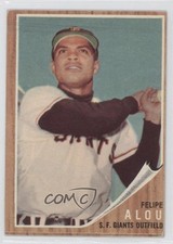 1962 Topps Felipe Alou (Green Tint) #133 0f6