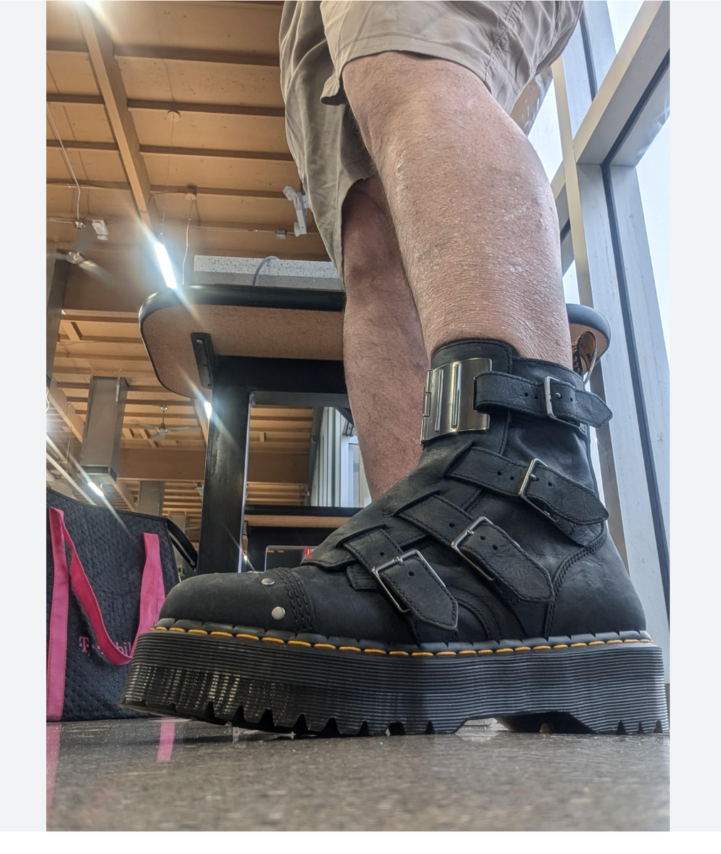 レア jadon strap Dr. Martens UK5 Jadon Strap Platform Leather