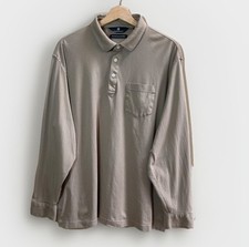Hart Schaffner Marx Cotton Long Sleeve Shirt Mens Button Up Golf Size XL