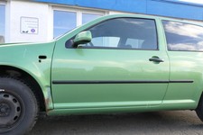 VW Golf 4 Tür vorne links Fahrertür 2/3-Türer grün LA6P ohneAnbauteile