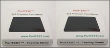 2 Acid Test Stones Gold Silver Platinum Testing Tools
