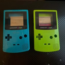 2 Game Boy Color Shells Only Parts Lot Nintendo OEM Gameboy GBC