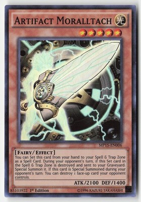Yugioh - Artifact Moralltach MP15-EN006 1st Edition - Super Rare