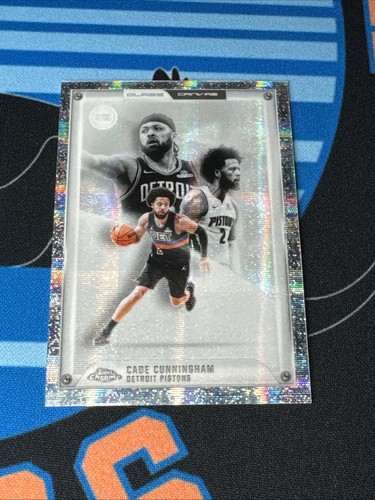 2025-26 Topps Chrome Update Cade Cunningham Glass Canvas GC-13 SSP Case Hit