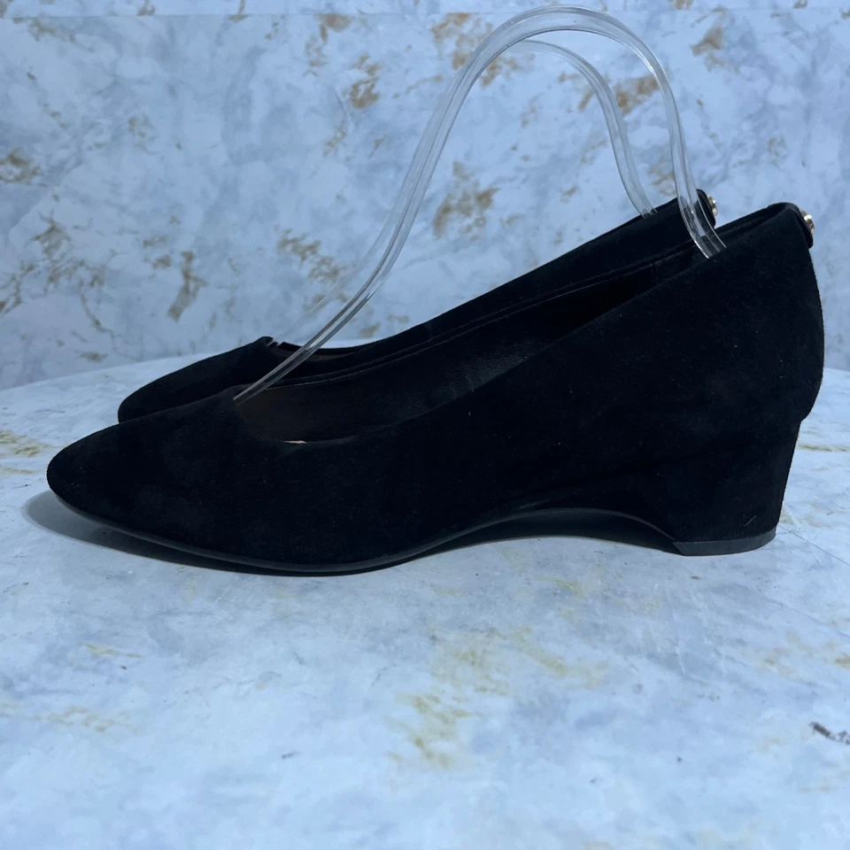 Taryn Rose женщин размер 8 туфли черная замша насос комфорт карьера моды каблуки - Изображение 4 из 4