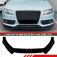 Frontlippe Frontspoilerlippe für Audi S4 / A4 S-Line B8 09-12 schwarz