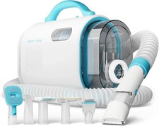 Uproot Clean Dog Grooming Kit Cordless Ultra-Quiet Pet Vacuum Groomer with Brush