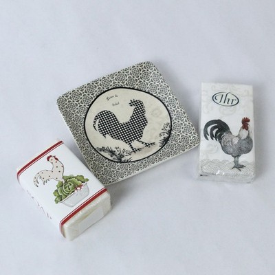 Set 3 Creative Co-Op Seifenschalen Keramik Farmhouse Tiere Bunt