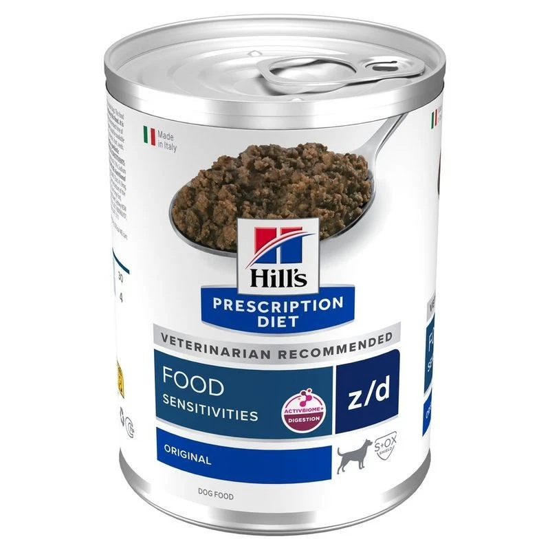 Hill’s Prescription Diet z/d Dog Food Food Sensitivities Hypoallergenic 24x 370g
Opens in a new wind