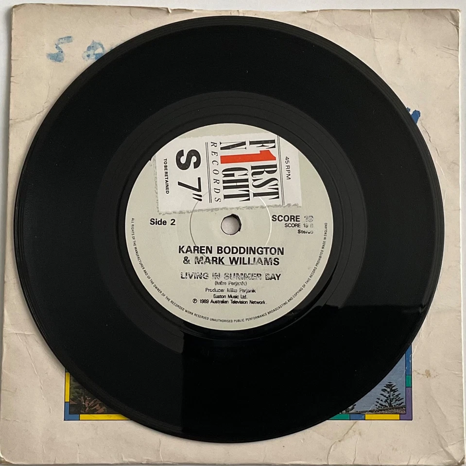 Karen Boddington & Mark Williams - Home & Away - 7” Vinyl Single - Image 4 of 4