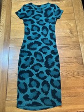 Topshop Ladies Size 10 Bodycon Midi Dress With Open Back