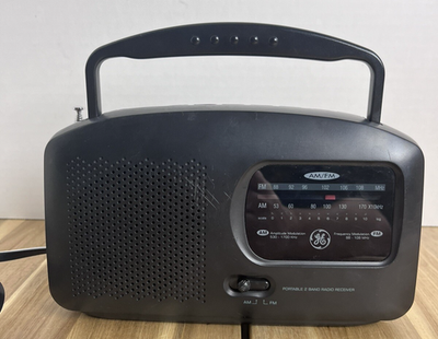 #ad #ad General Electric Portable Radio Model: 7 2664B AM FM GE Dual Power Tested $9.95