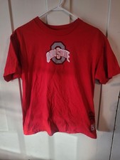 Ohio State Buckeyes Youth Red Brutus T-Shirt Russell Size Extra Large XL