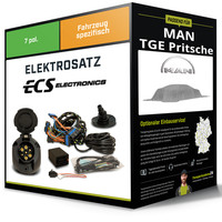 Elektrosatz 7-Pol Spezifisch für MAN TGE Pritsche 11.2016-Jetzt NEU Inkl. EBA