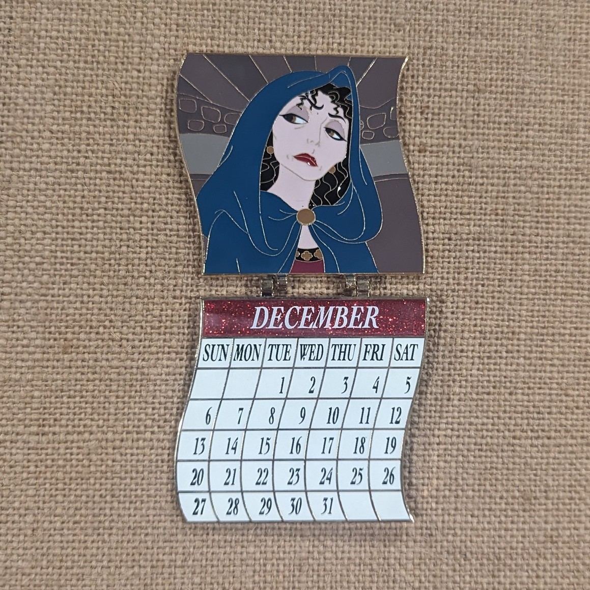 Mother Gothel Villains December Calendar Pin 2015 Disney Tangled DSSH DSF LE 400