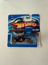 Hot Wheels First Editions 6/38 Bone Shaker Black FTE Short Card E45