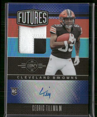 2023 Panini Legacy #FAPS-24 Cedric Tillman Futures Patch Autographs#/25