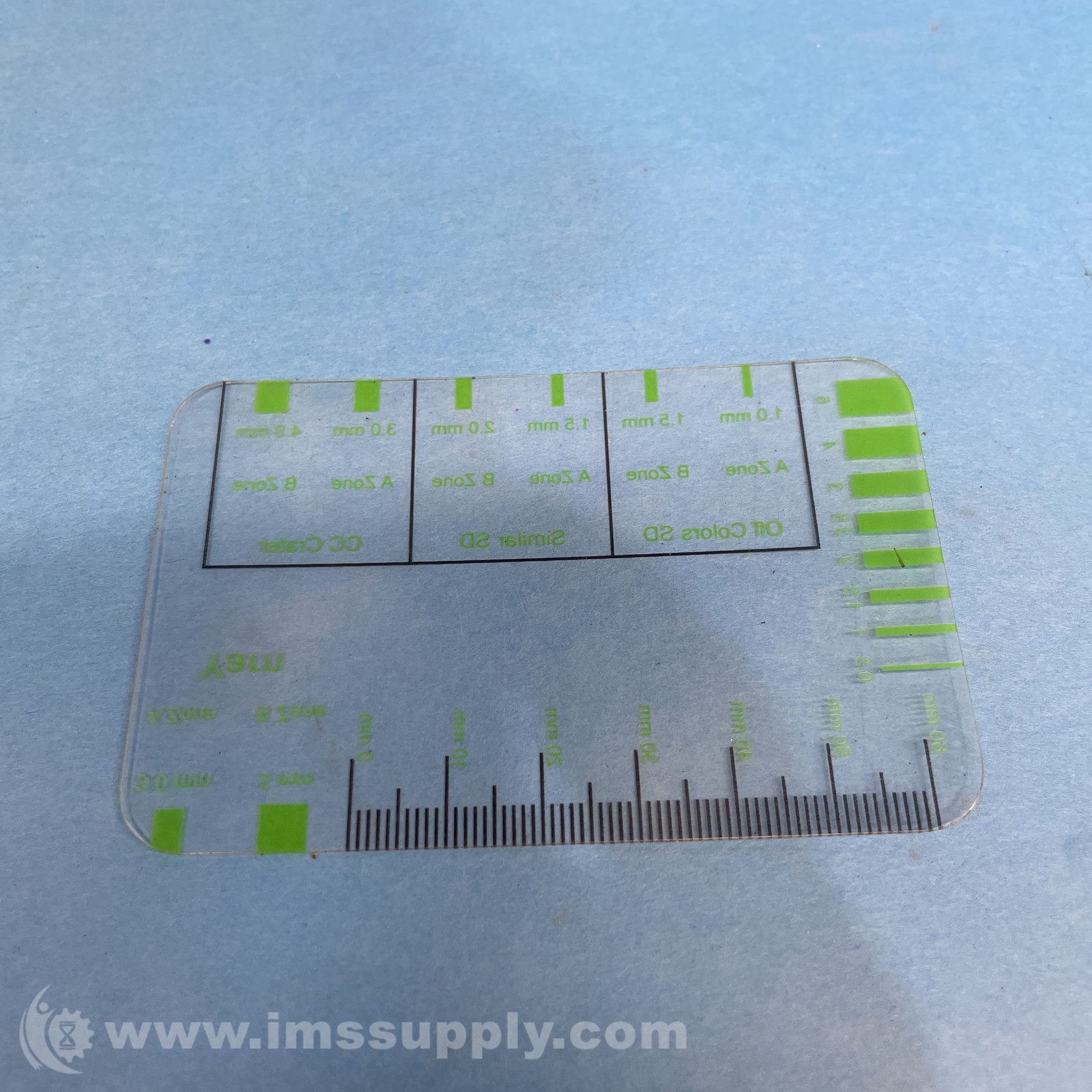 UMEX Yarn Gauge Ruler FNIP