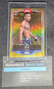 Joshua Van 2025 Topps Chrome UFC Radiating Rookie #RRS-9 Flyweight RC
