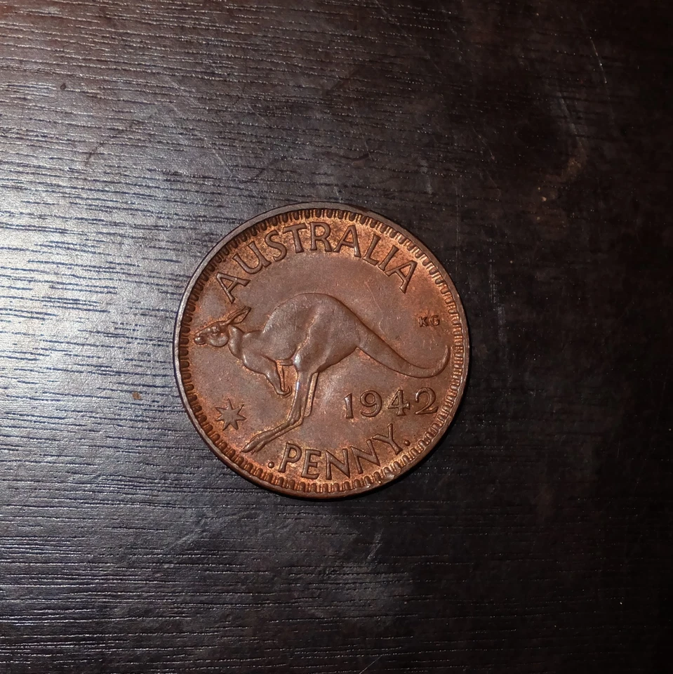 1942-I BOMBAY Mint AUSTRALIAN PENNY    Beautiful - Image 2 of 4