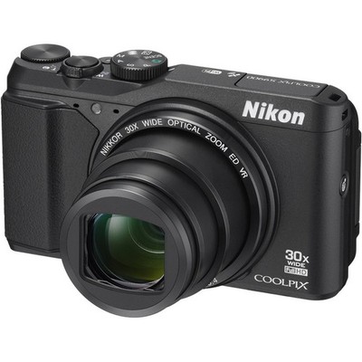 Nikon COOLPIX S9900 digital camera, 30x optical zoom Black