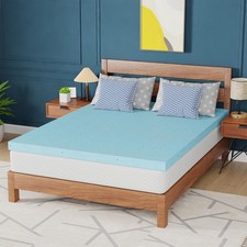 3 Inch Gel Memory Foam Mattress Topper Queen Sleeper Sofa Cooling