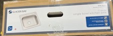 Glacier Bay 25 in. Drop-in Single Bowl 22 Gauge Stainless Steel Kitchen Sink