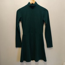 Reformation Jade Green Skater Style Short Dress Size Small